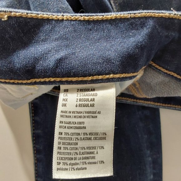 American Eagle Skinny Jeans Size 2 - Picture 4 of 5